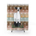 Custom Made Shower Curtain - Serape Stock Show Livestock - Livestock &amp; Co. Boutique