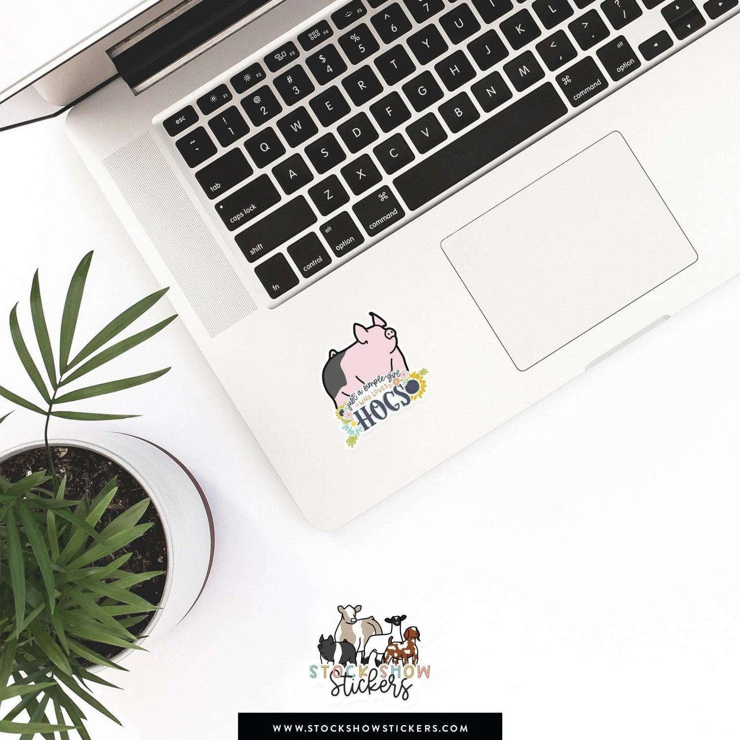 Custom Made Simple Girl Livestock Stickers Stock Show Livestock - Livestock &amp; Co. Boutique