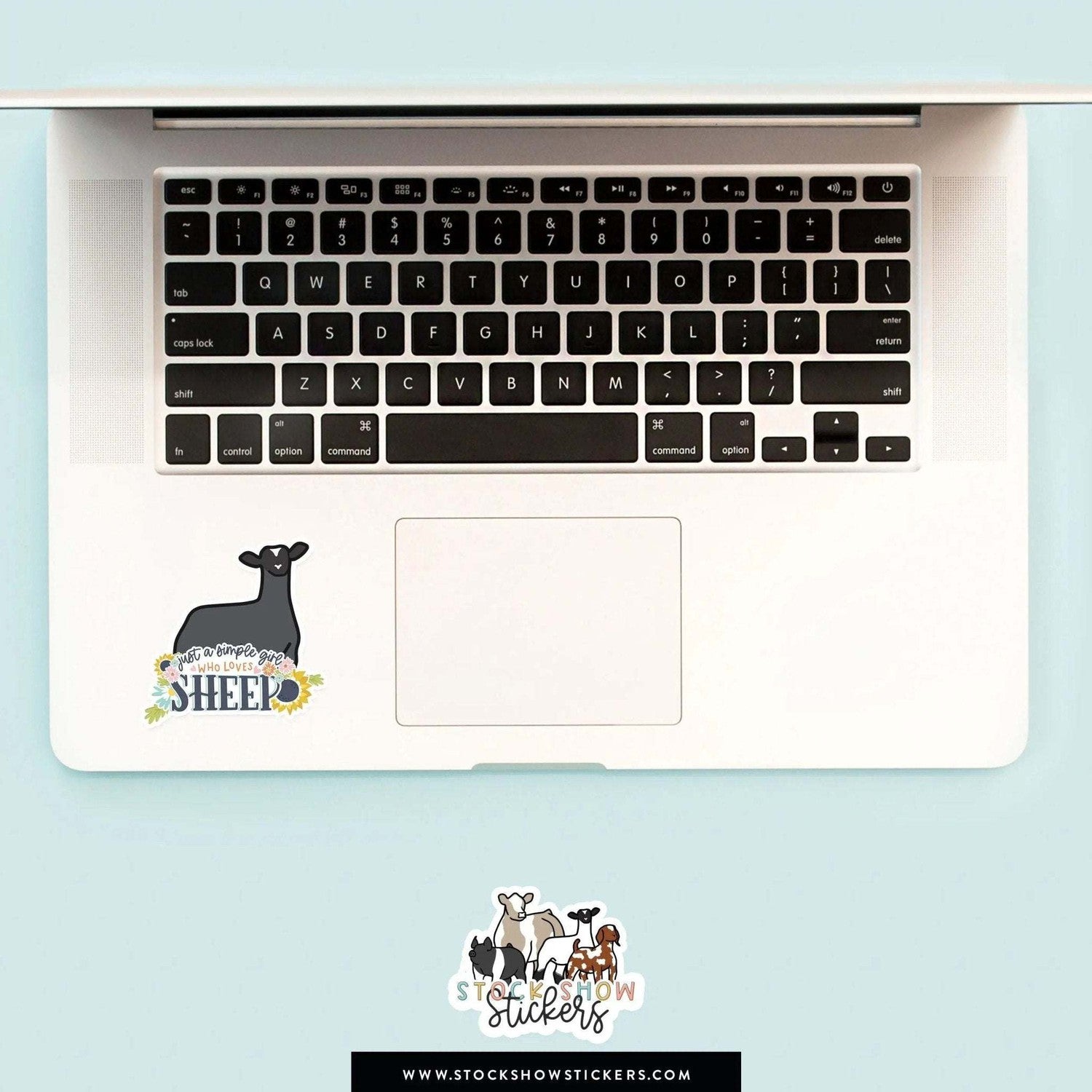 Custom Made Simple Girl Livestock Stickers Stock Show Livestock - Livestock &amp; Co. Boutique
