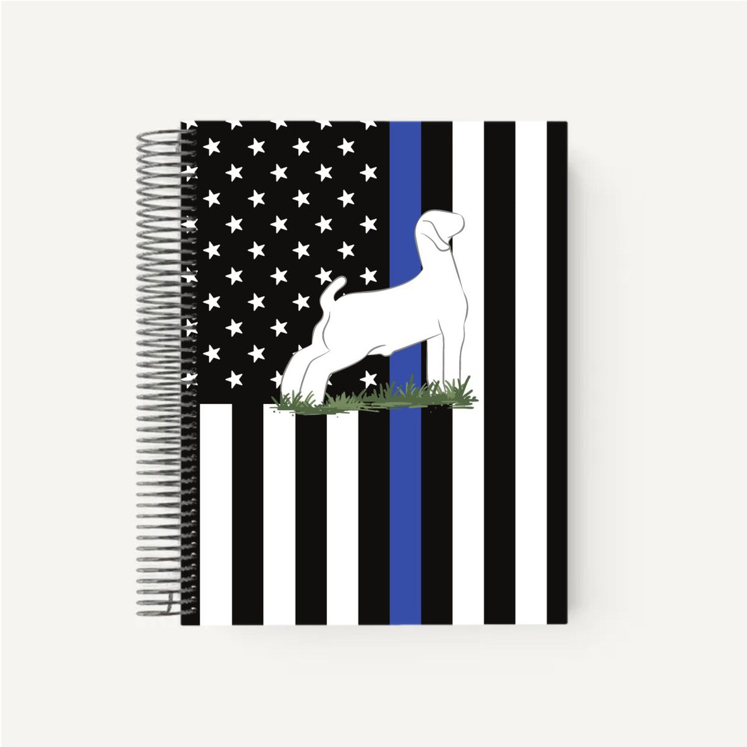 Custom Made Stock Show Planner - Patriotic Stock Show Livestock - Livestock &amp; Co. Boutique