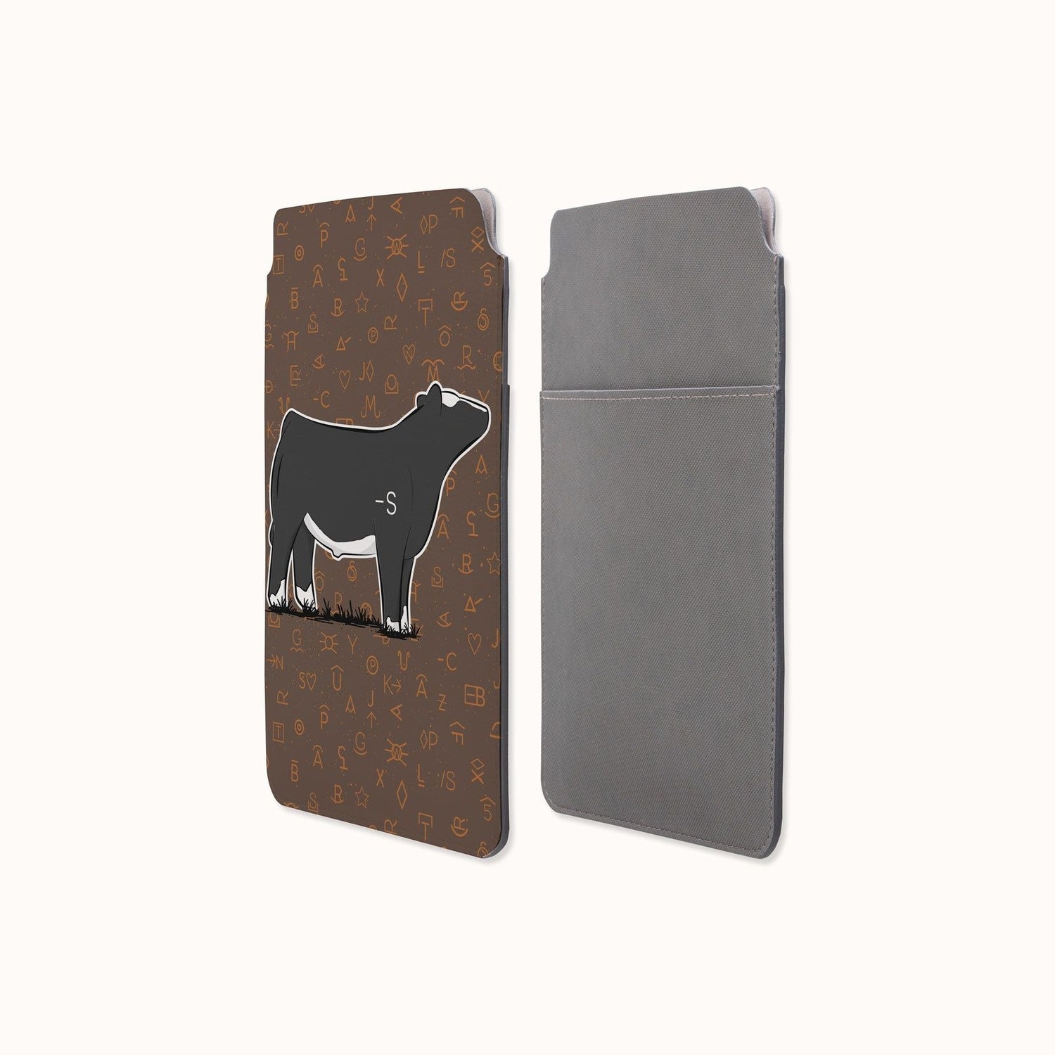 Custom Made Tech & Laptop Sleeve - Cheetah Stock Show Livestock - Livestock &amp; Co. Boutique