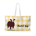 Custom Made Tote Bag - Gingham Stock Show Livestock - Livestock &amp; Co. Boutique