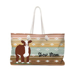 Custom Made Tote Bag - Serape Stock Show Livestock - Livestock &amp; Co. Boutique