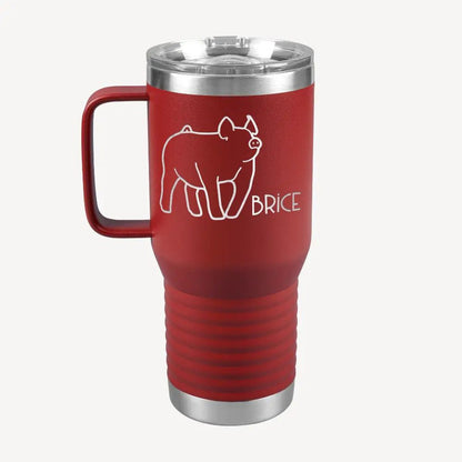 Custom Made Travel Tumbler - 20oz Stock Show Livestock - Livestock &amp;amp; Co. Boutique