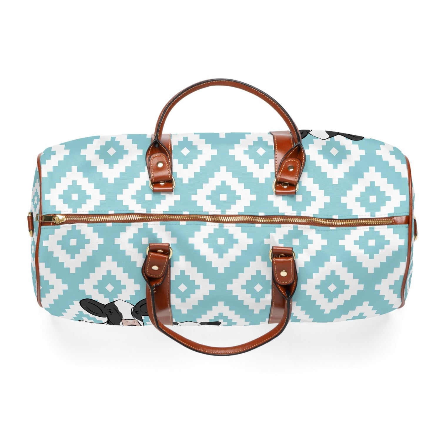 Custom Made Wateroroof Travel Bag - Signature Patterns Stock Show Livestock - Livestock &amp;amp; Co. Boutique