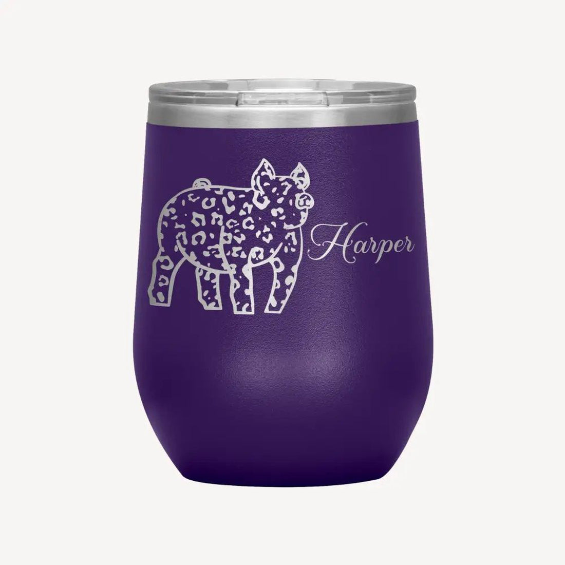 Custom Made Wine Tumbler - 12 oz Stock Show Livestock - Livestock &amp;amp; Co. Boutique