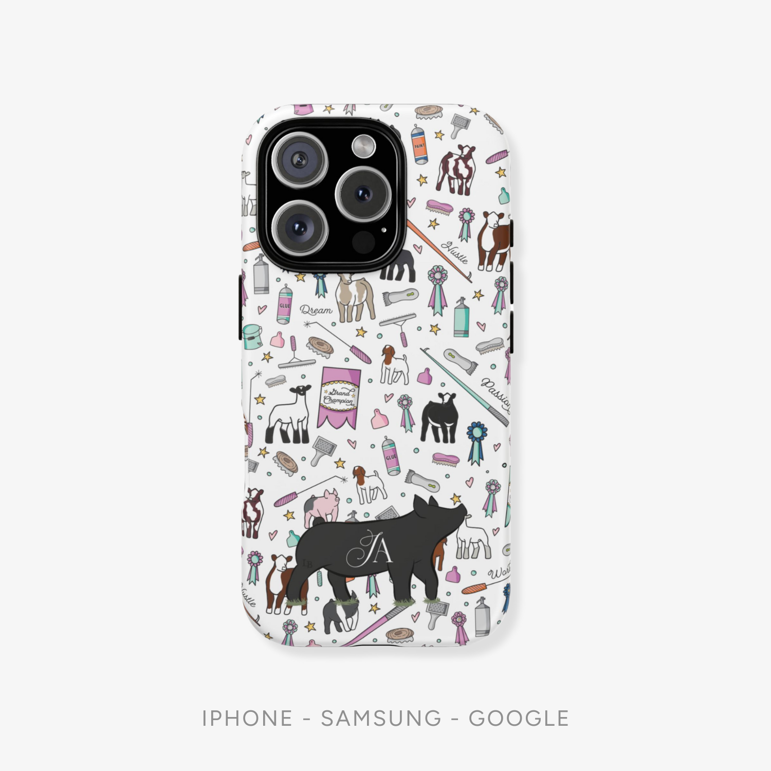 Personalized Livestock Phone Case - Livestock Design