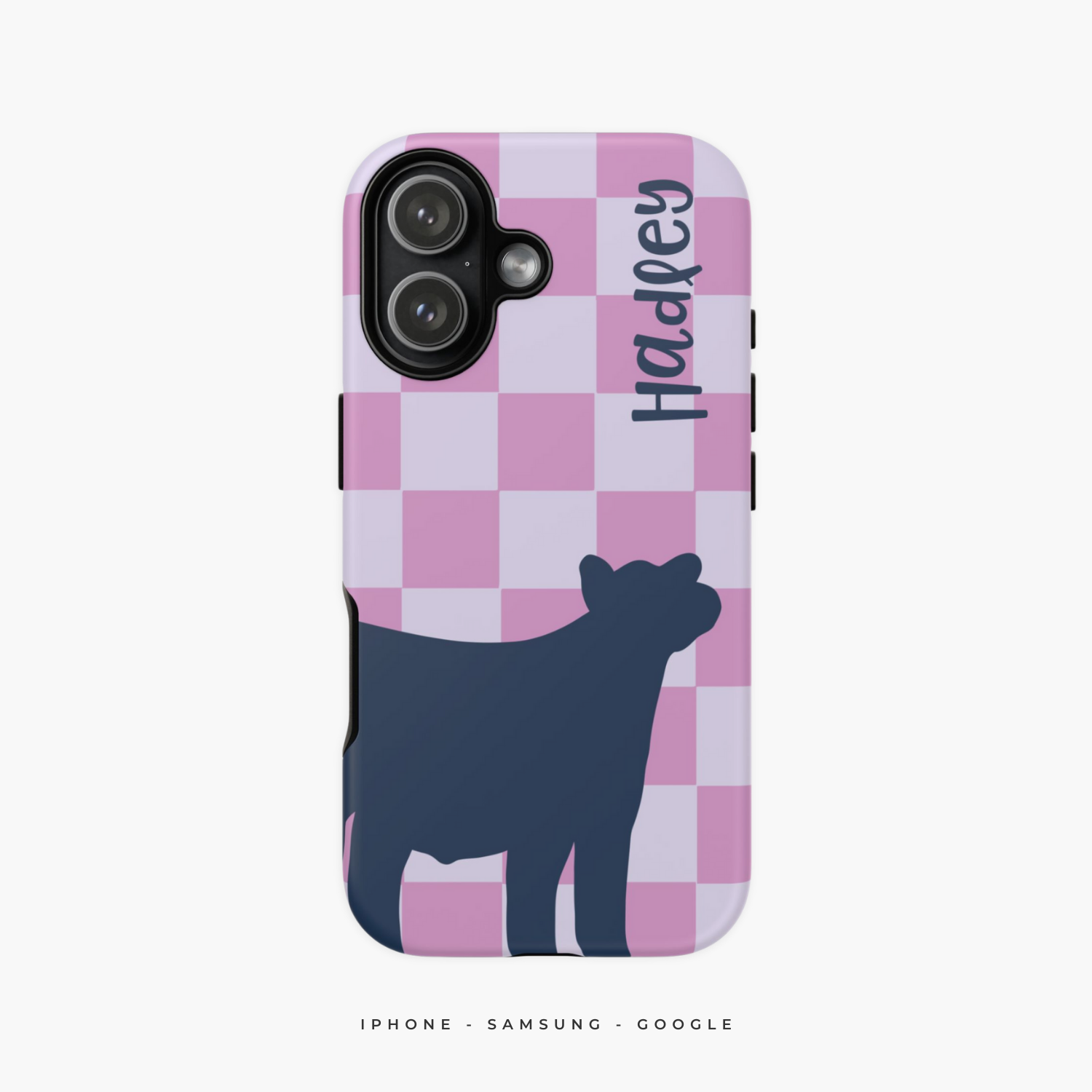 Personalized Livestock Phone Case - Silhouette Design